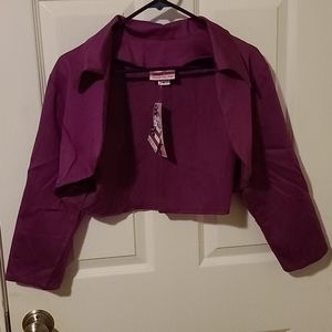 Purple bolero